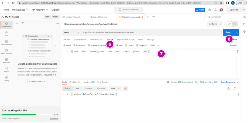 How i can test lead API key, weather its working or not? - Best Lead ...